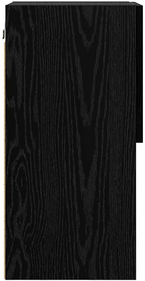 TV staliukas Sieninis televizoriaus stovas 30,5 x 30 x 60 cm Juodas ąžuolas