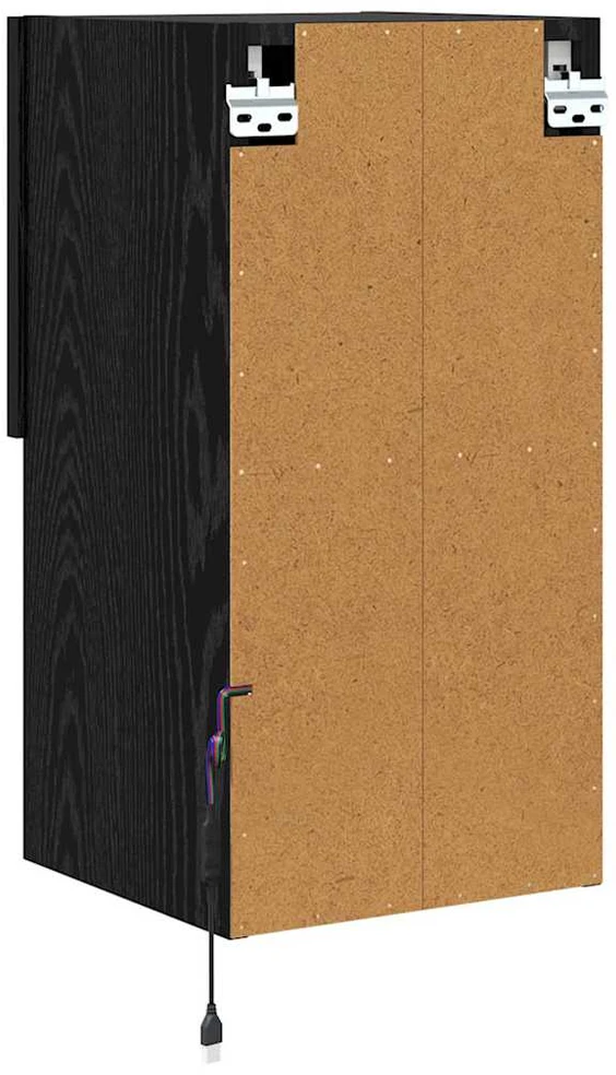 TV staliukas Sieninis televizoriaus stovas 30,5 x 30 x 60 cm Juodas ąžuolas