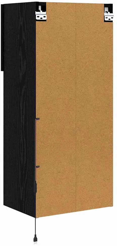 TV staliukas Sieninis televizoriaus stovas 40,5 x 30 x 90 cm Juodas ąžuolas