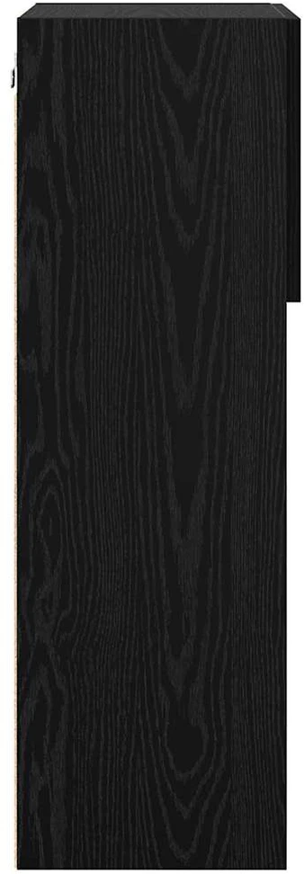 TV staliukas Sieninis televizoriaus stovas 40,5 x 30 x 90 cm Juodas ąžuolas