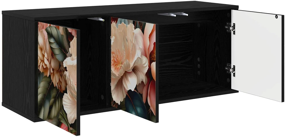 TV staliukas Sieninis televizoriaus stovas BORNE 102 x 33 x 40 cm