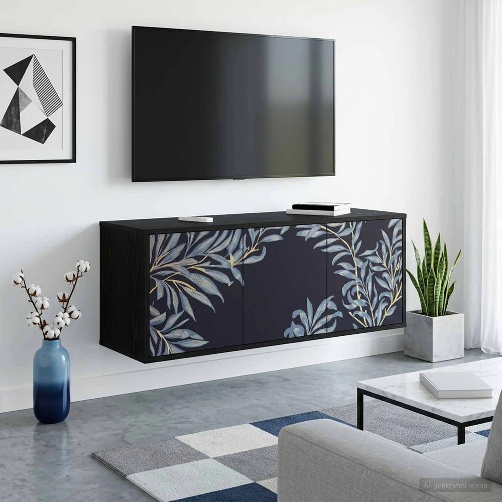 TV staliukas Sieninis televizoriaus stovas DOKKUM 102 x 33 x 40 cm