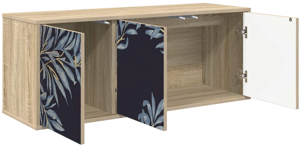 TV staliukas Sieninis televizoriaus stovas DOKKUM 102 x 33 x 40 cm