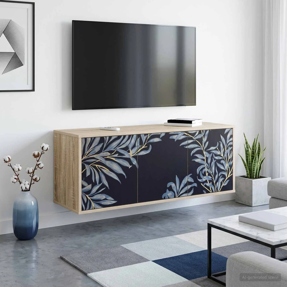 TV staliukas Sieninis televizoriaus stovas DOKKUM 102 x 33 x 40 cm