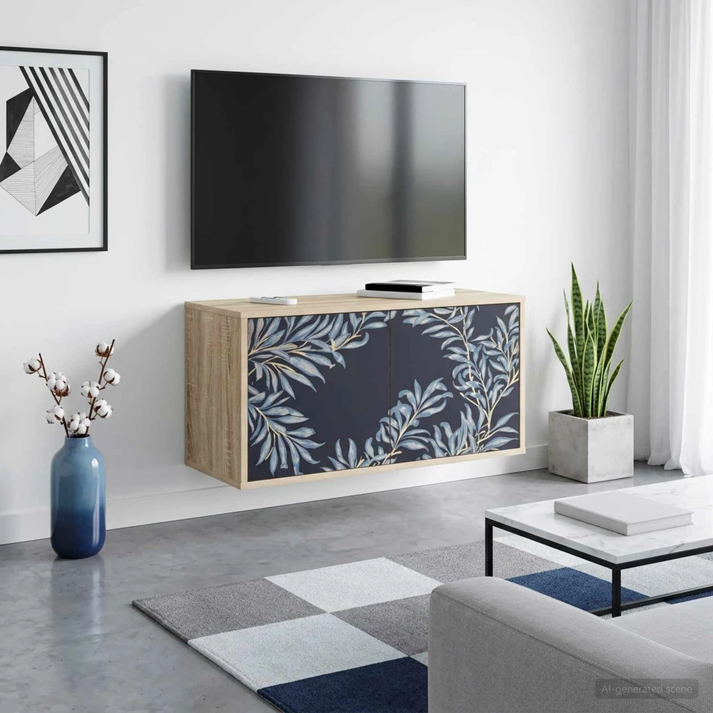 TV staliukas Sieninis televizoriaus stovas DOKKUM 69 x 33 x 40 cm