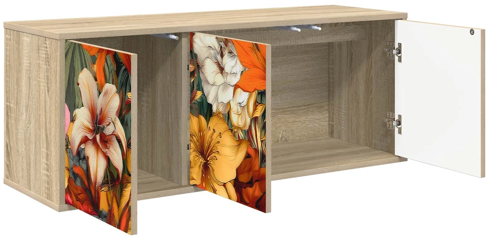 TV staliukas Sieninis televizoriaus stovas GENNEP 102 x 33 x 40 cm