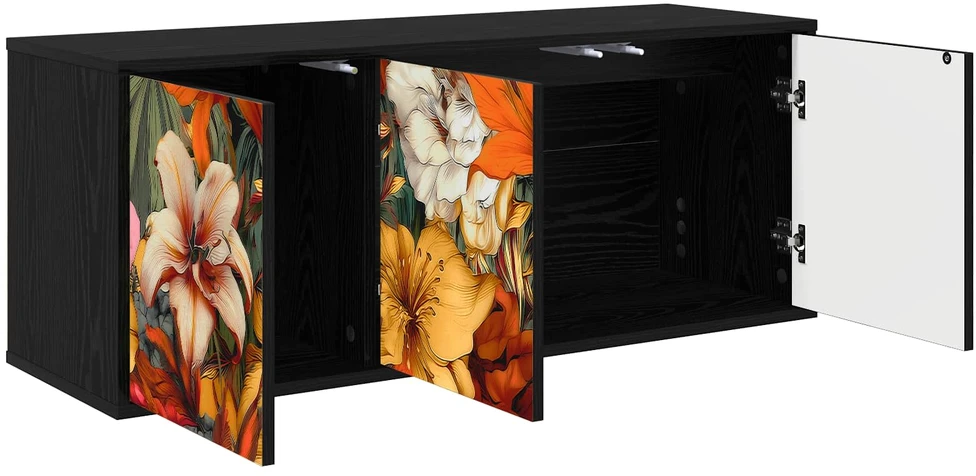 TV staliukas Sieninis televizoriaus stovas GENNEP 102 x 33 x 40 cm