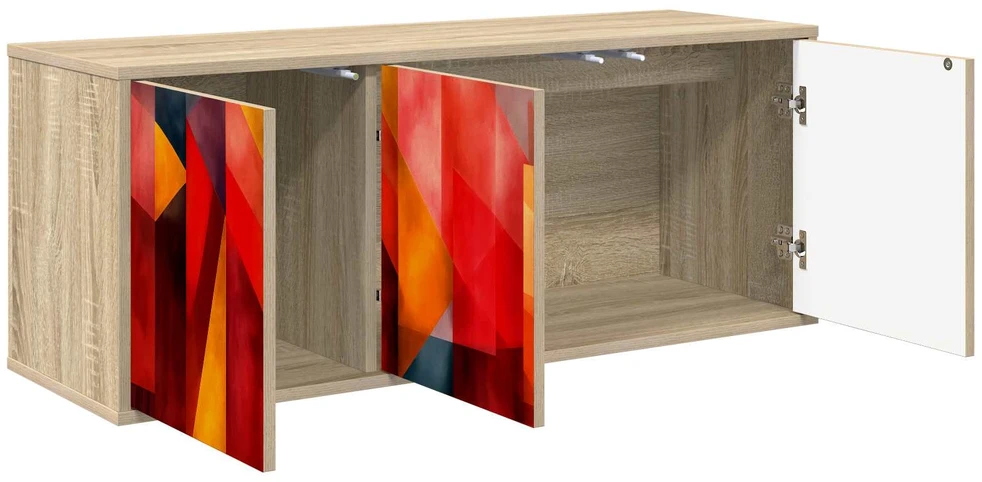 TV staliukas Sieninis televizoriaus stovas HEESCH 102 x 33 x 40 cm