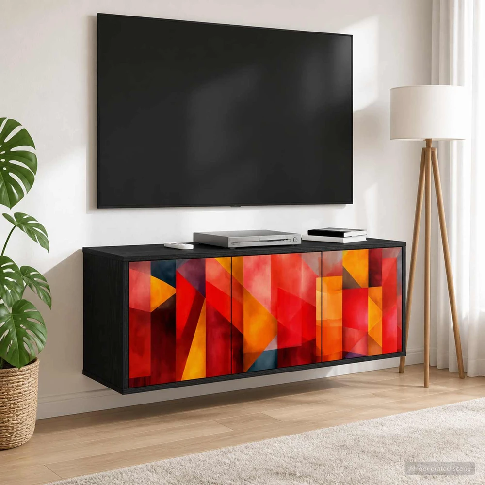 TV staliukas Sieninis televizoriaus stovas HEESCH 102 x 33 x 40 cm