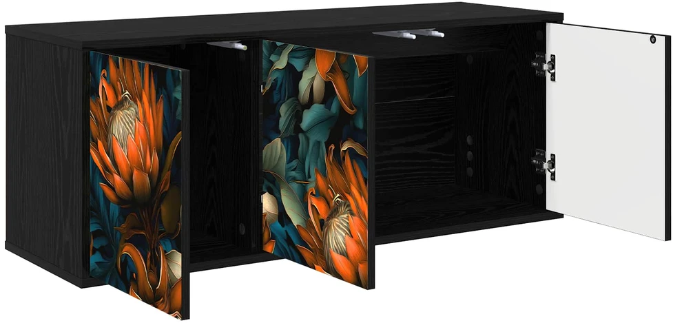 TV staliukas Sieninis televizoriaus stovas LOCHEM 102 x 33 x 40 cm