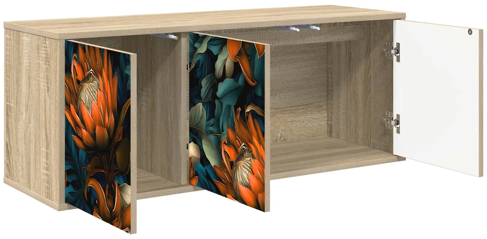 Sieninis televizoriaus stovas LOCHEM 102 x 33 x 40 cm