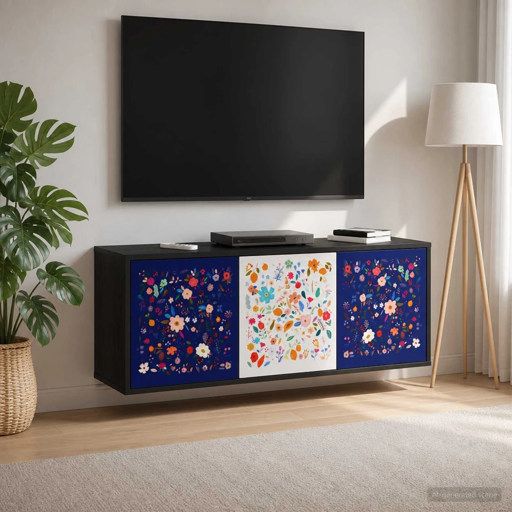TV staliukas Sieninis televizoriaus stovas MAINZ 102 x 33 x 40 cm