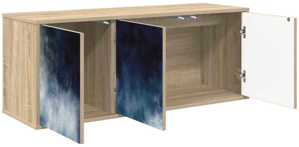 TV staliukas Sieninis televizoriaus stovas RAALTE 102 x 33 x 40 cm