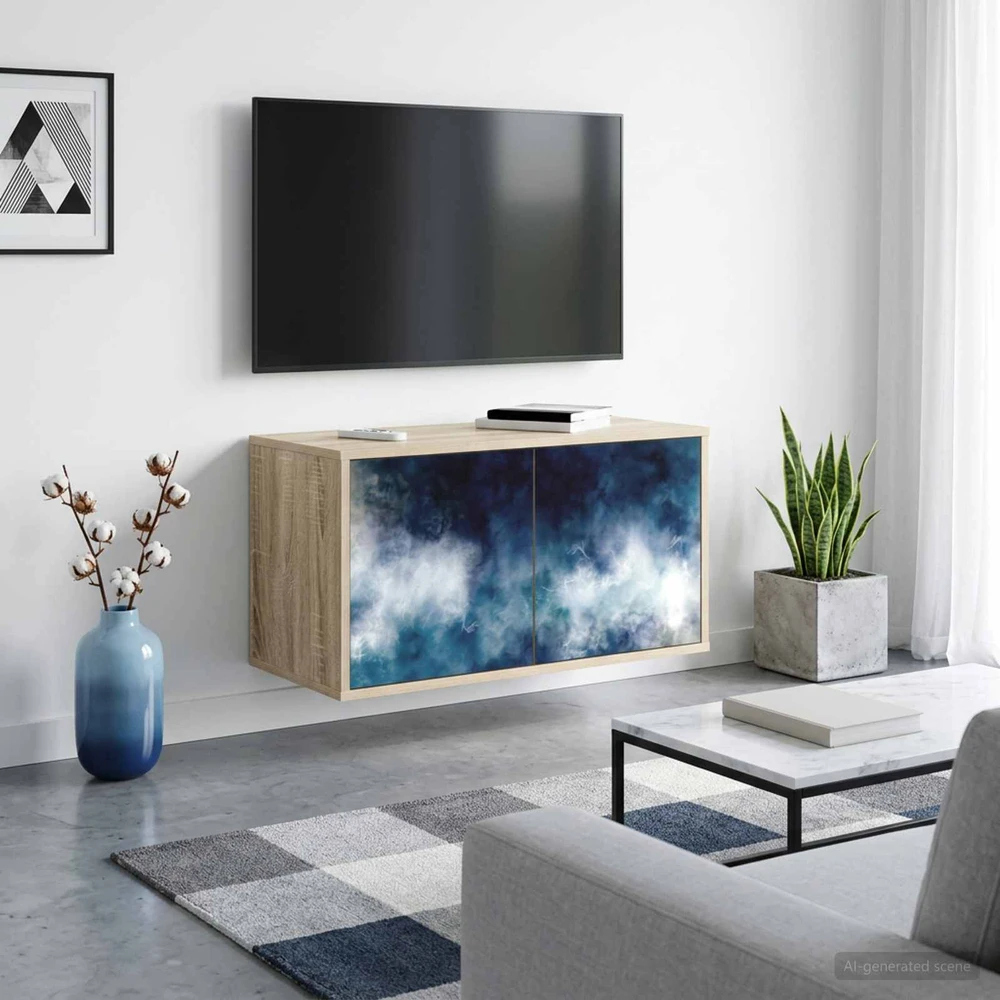 TV staliukas Sieninis televizoriaus stovas RAALTE 69 x 33 x 40 cm