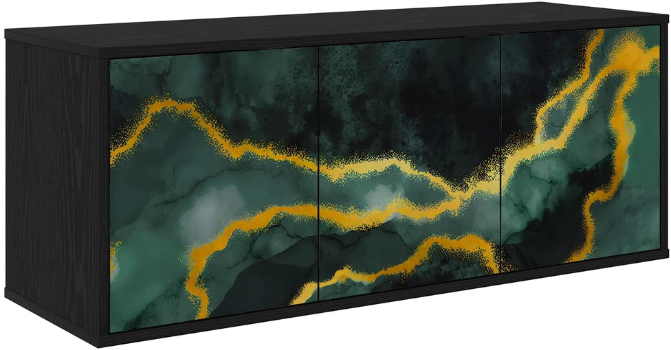 TV staliukas Sieninis televizoriaus stovas WIJHE 102 x 33 x 40 cm