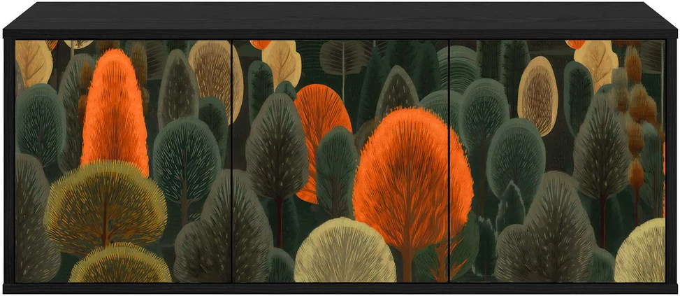 TV staliukas Sieninis televizoriaus stovas ZAANDAM 102 x 33 x 40 cm