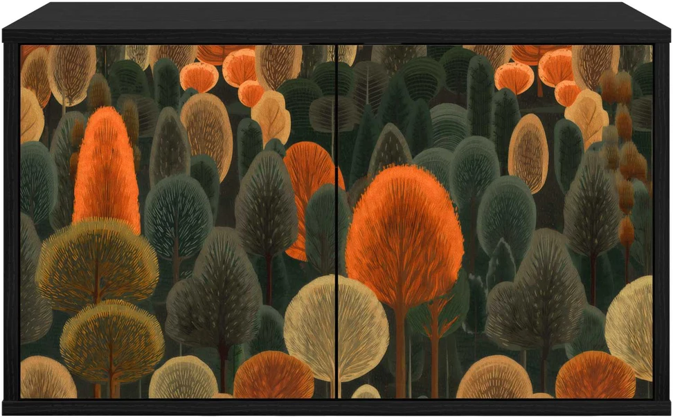 TV staliukas Sieninis televizoriaus stovas ZAANDAM 69 x 33 x 40 cm