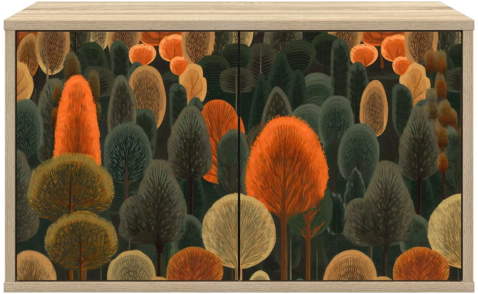 TV staliukas Sieninis televizoriaus stovas ZAANDAM 69 x 33 x 40 cm