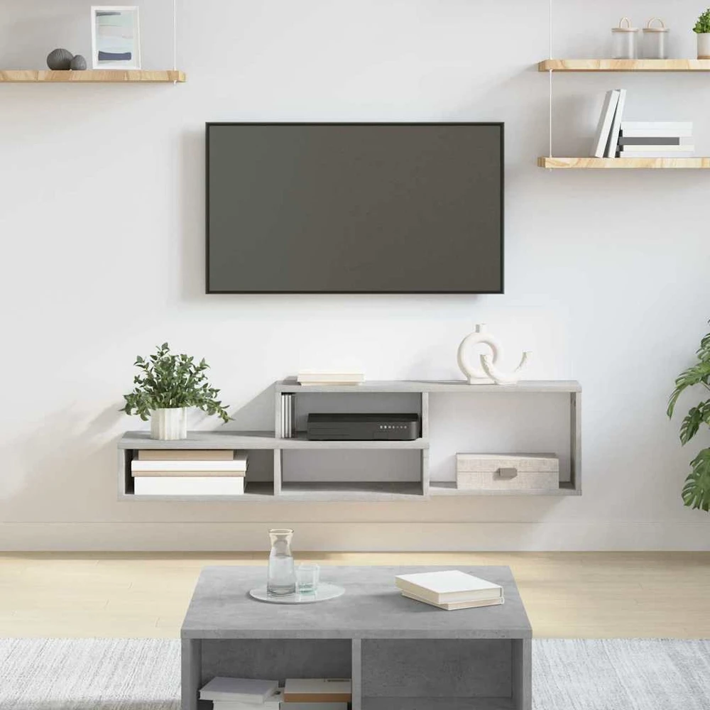 TV staliukas Sieninistelevizoriausstovas 120x25x28,5cm Apdirbta mediena