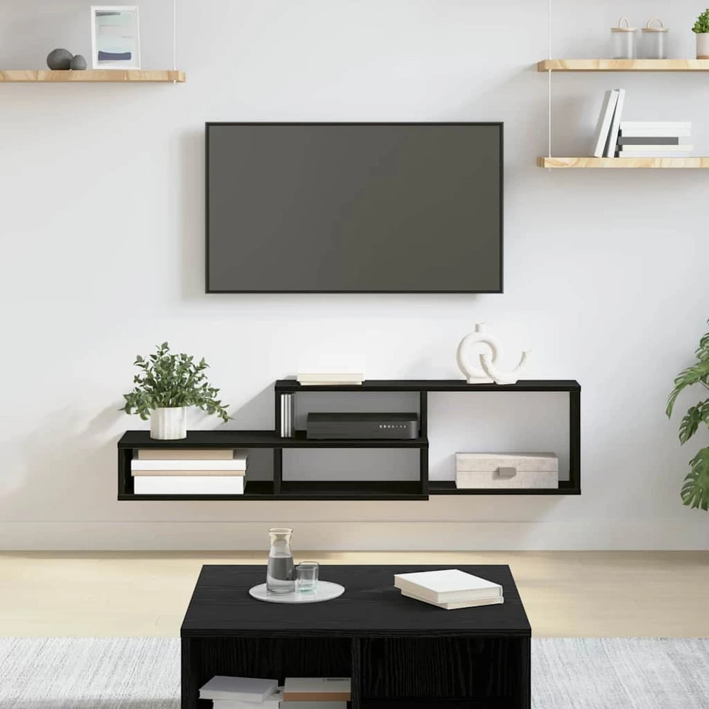 TV staliukas Sieninistelevizoriausstovas 120x25x28,5cm Apdirbta mediena