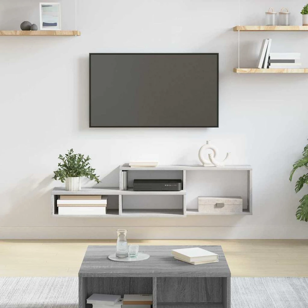 TV staliukas Sieninistelevizoriausstovas 120x25x28,5cm Apdirbta mediena