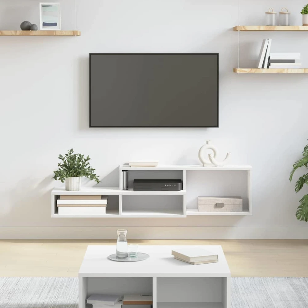TV staliukas Sieninistelevizoriausstovas 120x25x28,5cm Apdirbta mediena