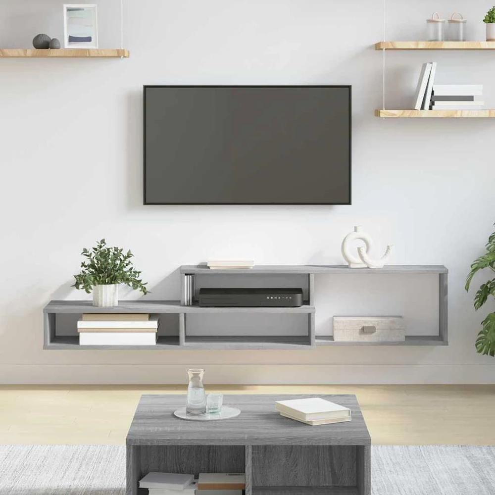 TV staliukas Sieninistelevizoriausstovas 150x25x28,5cm Apdirbta mediena