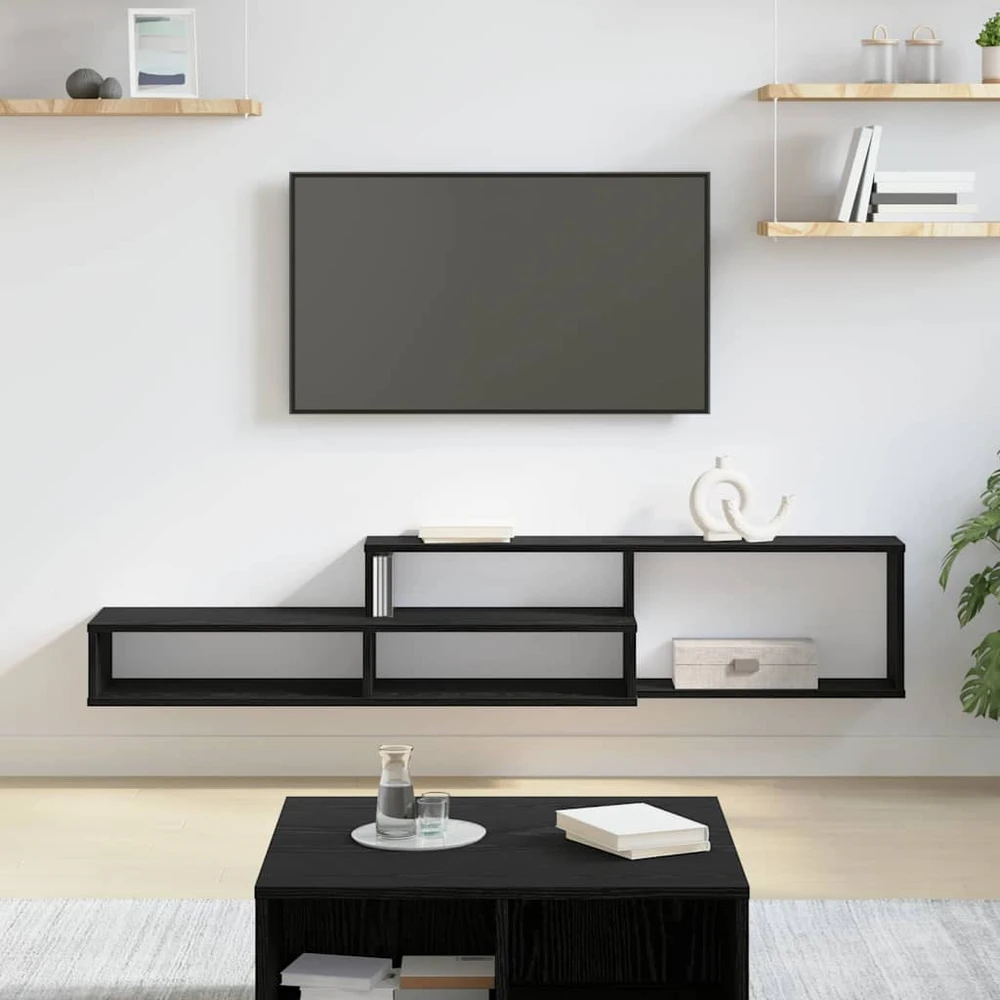 TV staliukas Sieninistelevizoriausstovas 150x25x28,5cm Apdirbta mediena