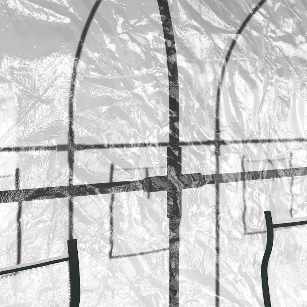 Šiltnamis, skaidrus, 160x400x190 cm, PVC ir plienas