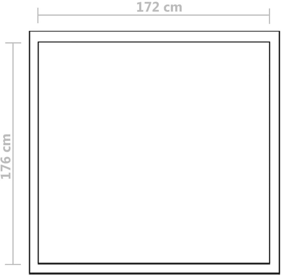 Šiltnamis, sustiprintas aliuminis, 3,46m²