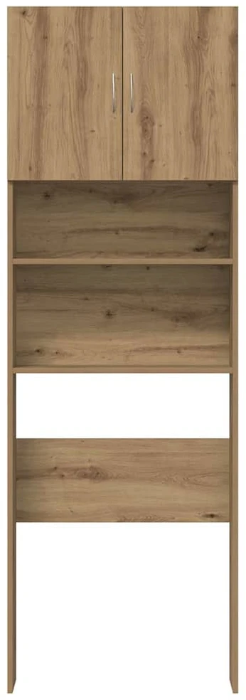 skalbimo mašinos spintelė Artisan ąžuolas 64x24x190 cm