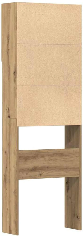 skalbimo mašinos spintelė Artisan ąžuolas 64x24x190 cm