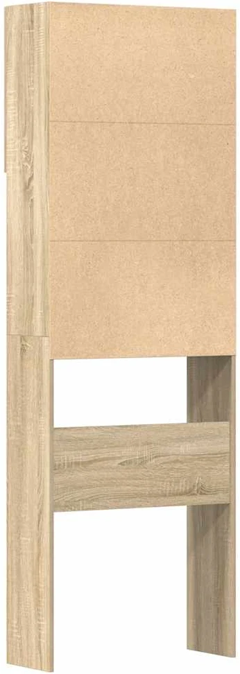 Skalbimo mašinos spintelė, ąžuolo, 64x24x190cm, mediena