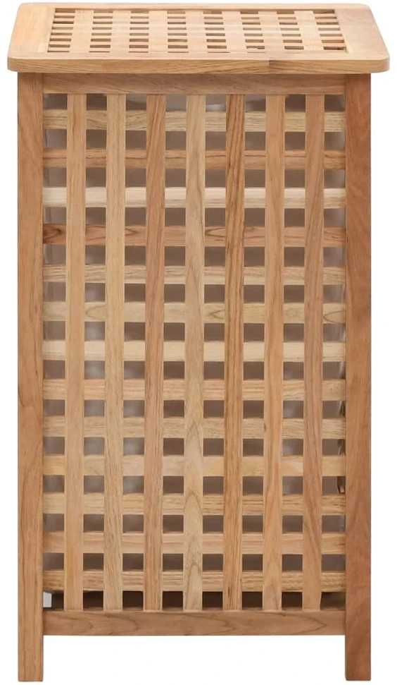 Skalbinių krepšys, 39x39x65 cm, riešutmedžio med. mas.