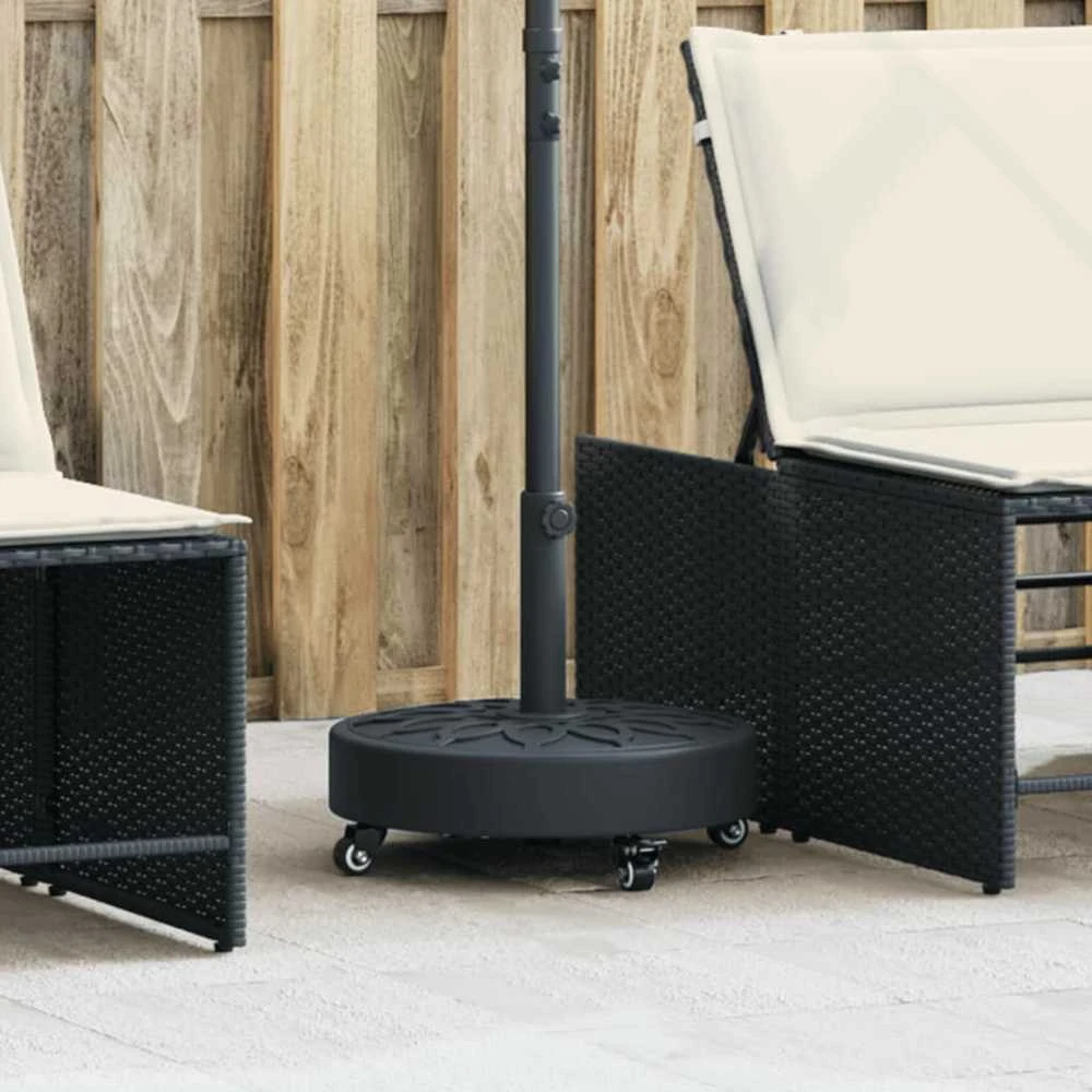 Skėčio nuo saulės pagrindas su ratukais 38/48mm stulpams, 27kg