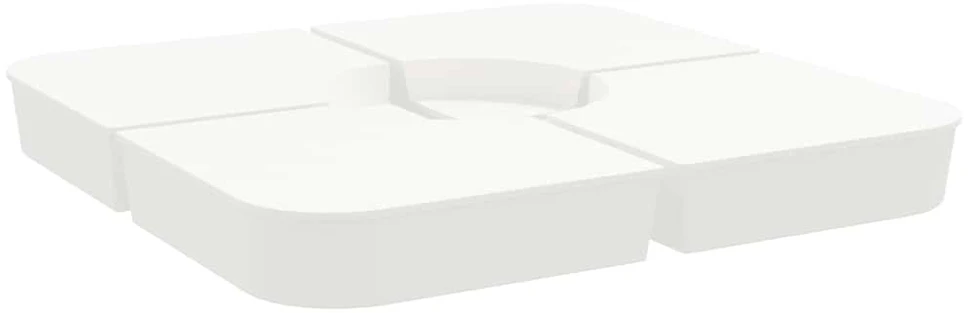 Skėčio nuo saulės pagrindo rinkinys, 4 dalių, 100kg, PP