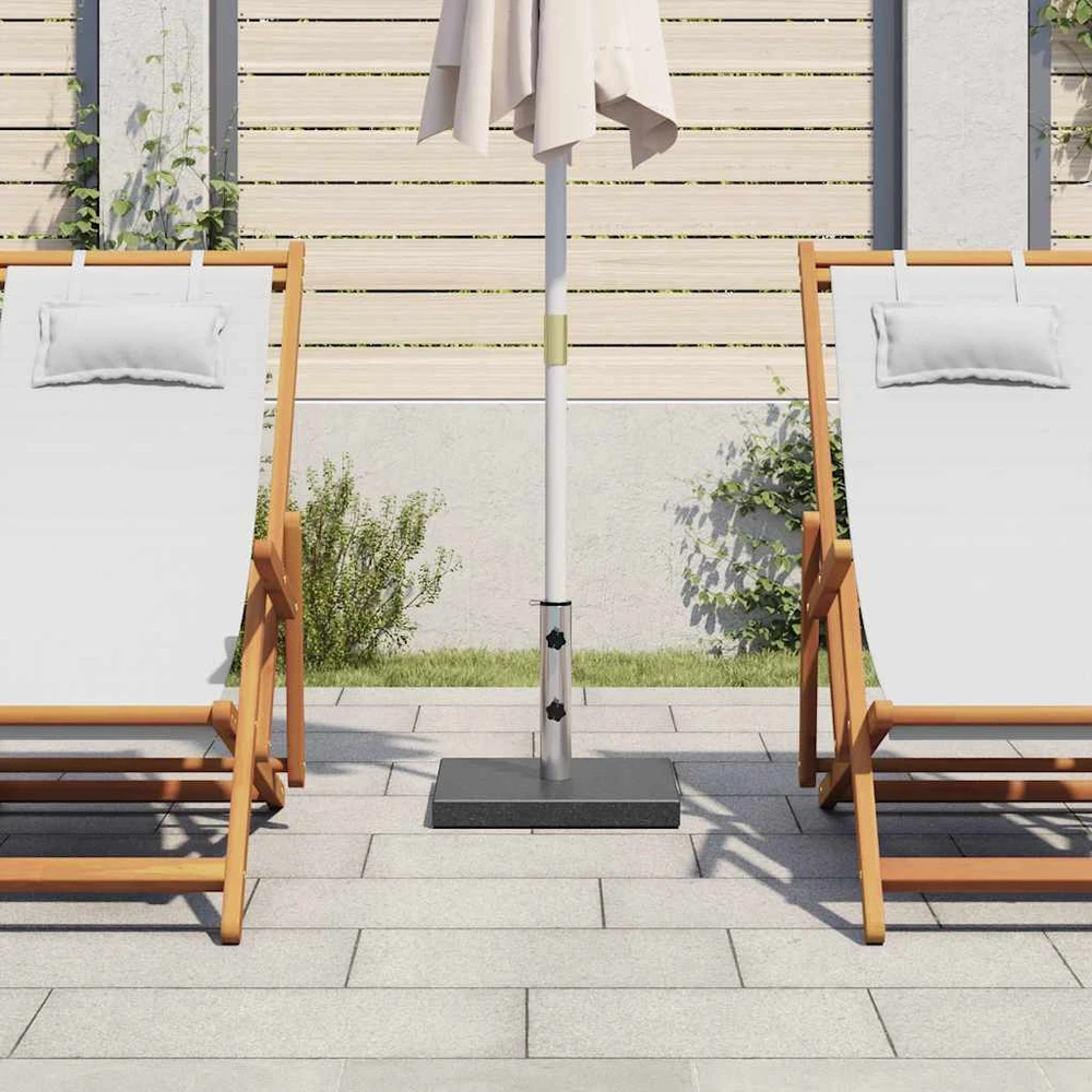 Skėčio pagrindas, juodas, granitas, 28,5kg, kvadratinis