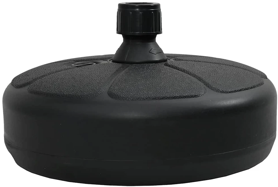 Skėčio pagrindas, juodas, pildomas smėliu/vandeniu, 15l