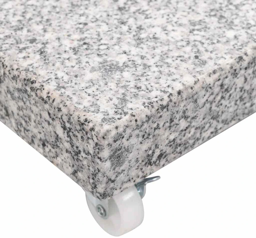 Skėčio pagrindas, pilkos spalvos, granitas, 30kg, kvadratinis