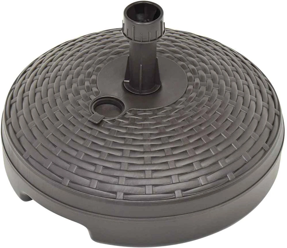Skėčio pagrindas, rudas, 20l, ratano imitacijos plastikas