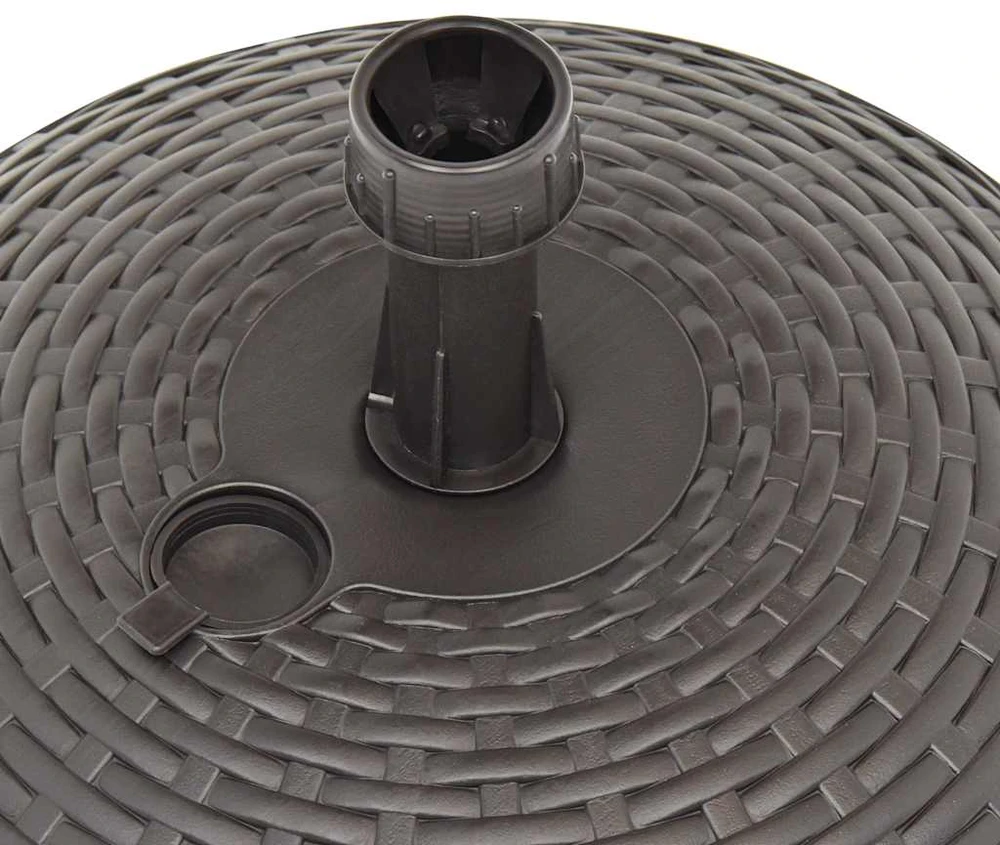 Skėčio pagrindas, rudas, 20l, ratano imitacijos plastikas