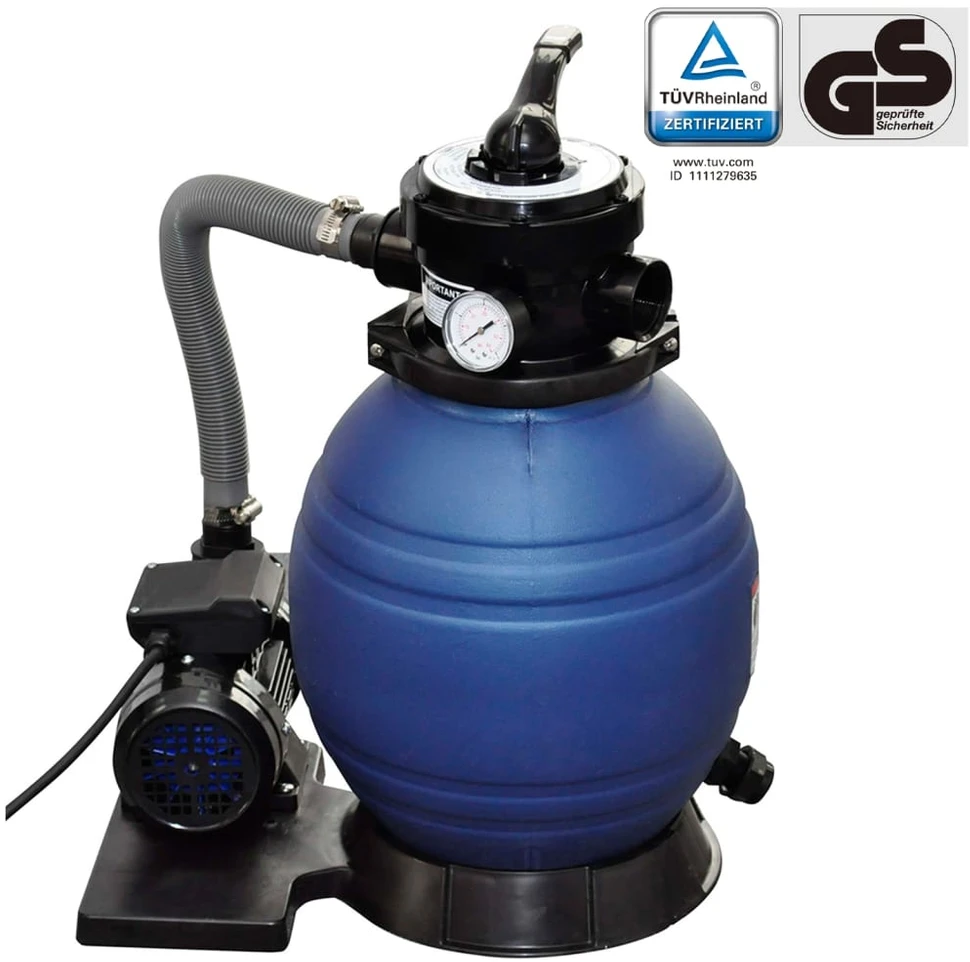Smėlio filtras su siurbliu, 400W, 11000 l/val