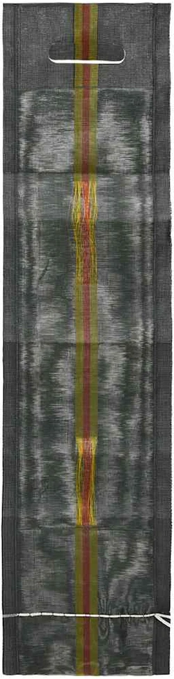 Smėlio maišai, 50vnt., tamsiai žali, 103x25cm, HDPE