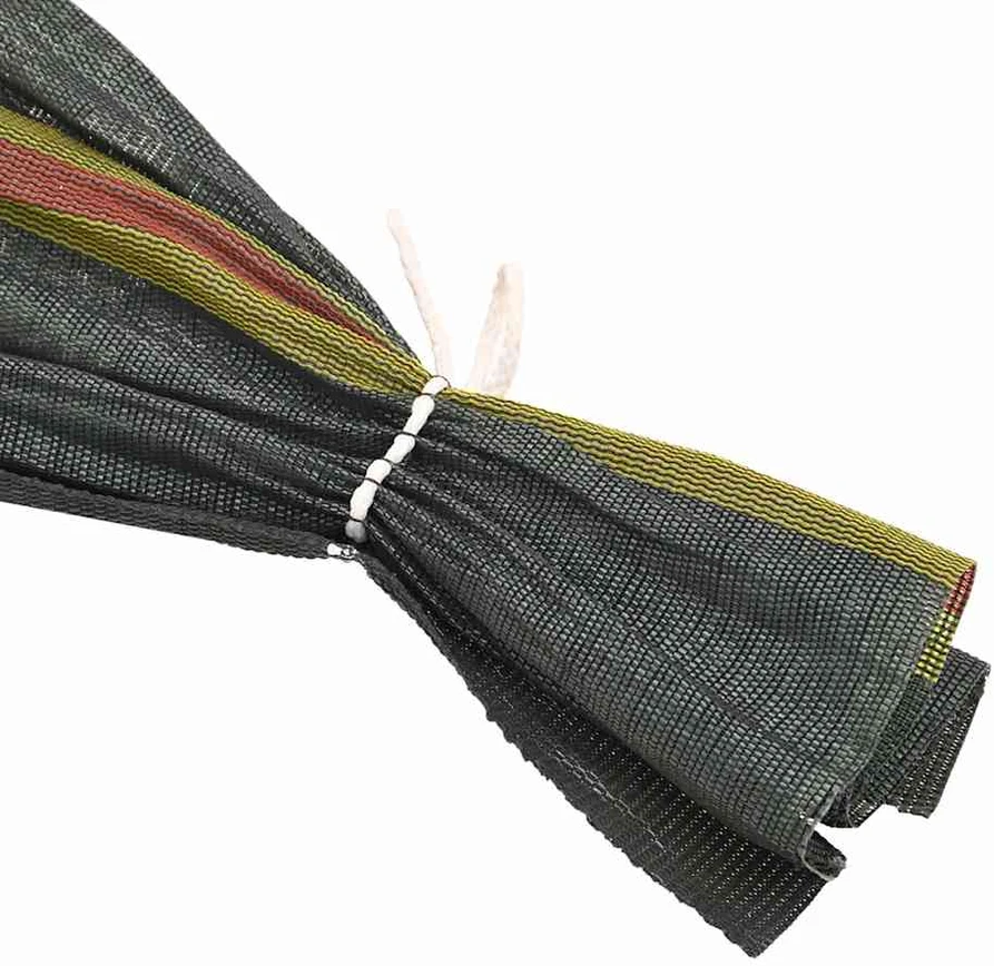 Smėlio maišai, 50vnt., tamsiai žali, 103x25cm, HDPE