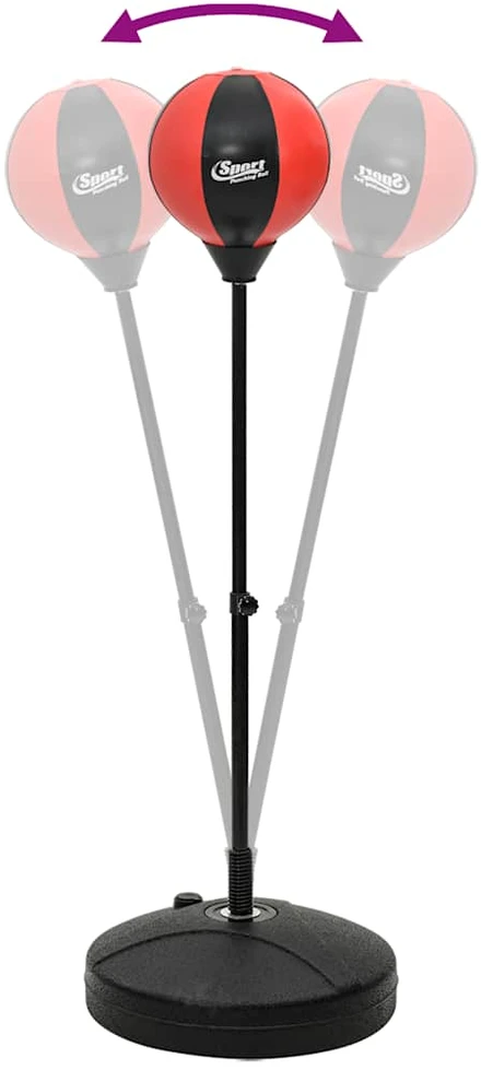 Smūgiavimo kamuoliukų rinkinys su pirštinėmis/pompa, 81-122cm
