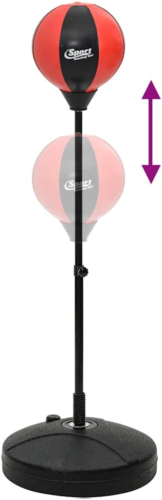 Smūgiavimo kamuoliukų rinkinys su pirštinėmis/pompa, 81-122cm