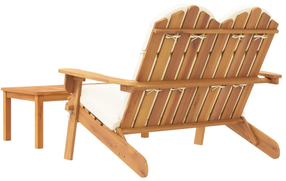 Lauko baldų komplektas Sodo adirondack komplektas, 2 dalių, akacijos medienos masyvas