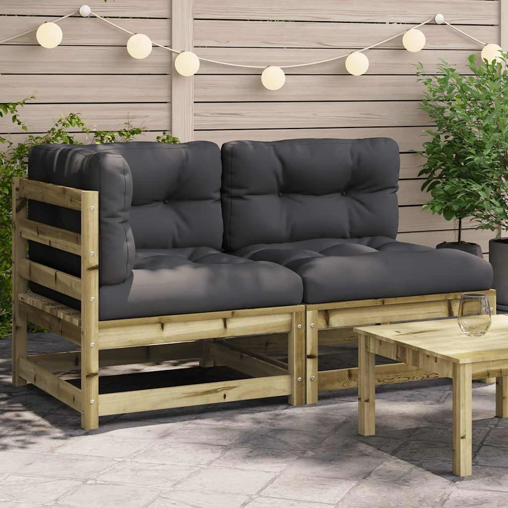 Sodo Adirondack staliukas, rudos spalvos, 38x38x46cm, HDPE