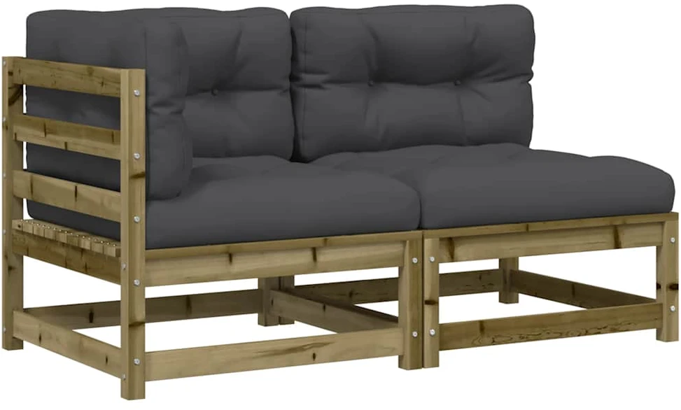 Sodo Adirondack staliukas, rudos spalvos, 38x38x46cm, HDPE