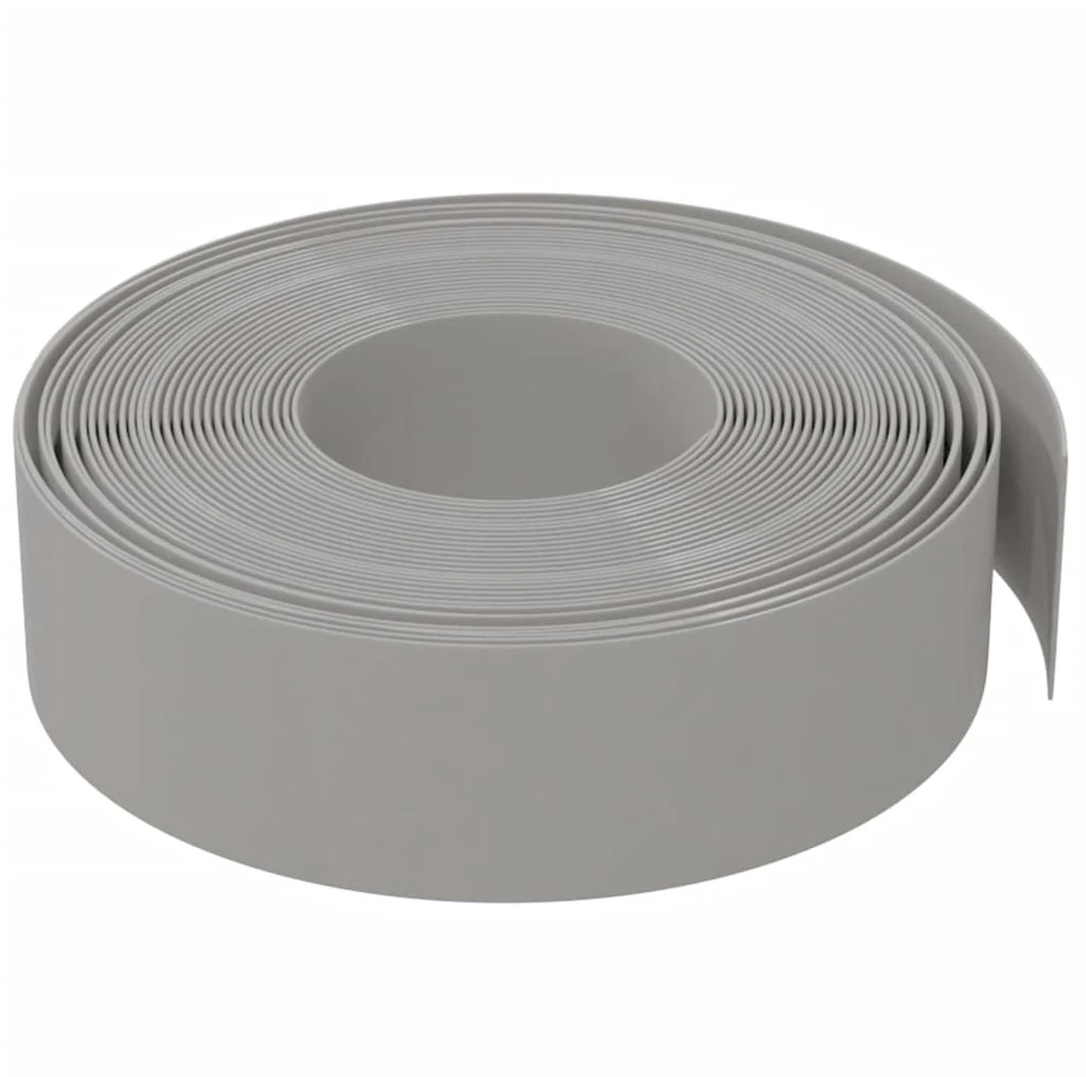 Sodo apvadai, 3vnt., pilkos spalvos, 10m, 15cm, polietilenas